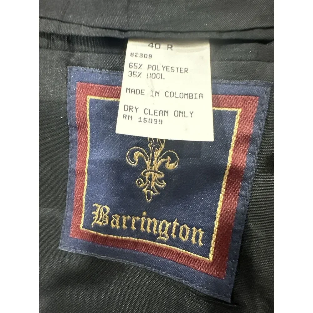 Barrington‎ Men's Blazer Black - 40R
